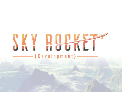 Brand identity for Sky Rocket 🚀 a web studio.