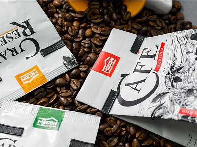 Café El Mesón brandidentity branding cafe coffee graphicdesign illustrator ilustration logotype packaging packagingdesign puertorico welovedesign