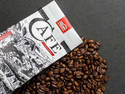 Café El Mesón brandidentity branding cafe coffee graphicdesign illustrator ilustration logotype packaging packagingdesign puertorico welovedesign