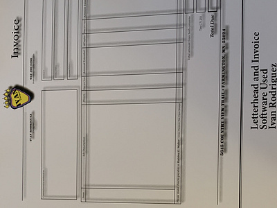 letterhead and Invoice