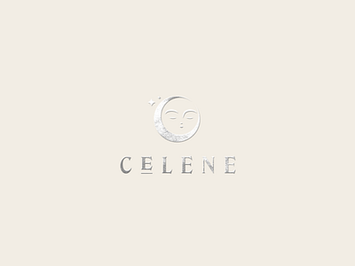 Celene beauty face foil moon silver stars