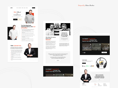 Mike Dillard chetan chouhan clean designinspiration dribbble elegant homepage landing landing page landing page design neil patel professional design sales page ui design uitrends ux design uxdesign website websites white