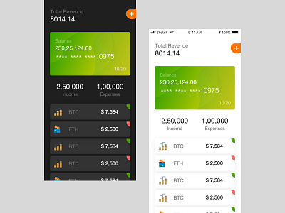 Crypto Currency app crypto currency mobile revenue screen sketch transaction ui ux