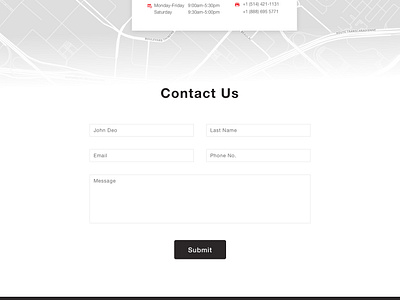 QF About Page and Contact Page by agile design on Dribbble
