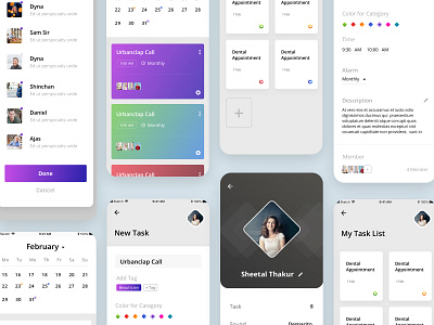 To do List App app black calendar clean dark design ios mobile planning schedule sketch task to do list ui uiux white