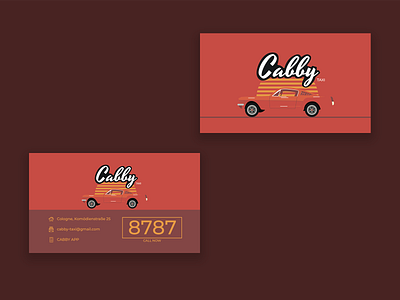 Taxi Business Card branding business card design flat graphic design illustration inspiring logo vector