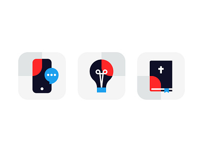 CreativeChurch.Co Icons 2 bible book branding church communication connect design icon idea illustration illustrator lightbulb logo phone simple smartphone ui vector