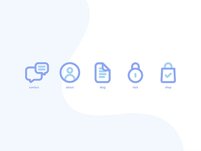arg. Web Icons about blog chat contact icon icons lock modern profile shop simple web