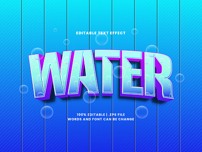 Water Text Effect