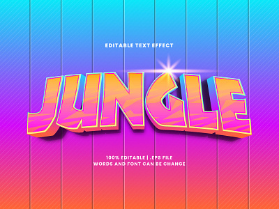 Jungle Text Effect