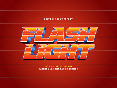Flash Light Text Effect
