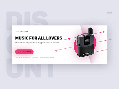 Sound equipment banner banner discount equipment music ui