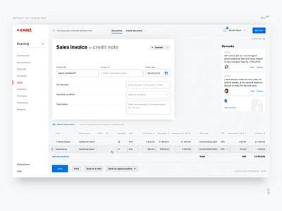 Exact UI concept card components crm dashboad design designsystem enterprise interface light ui minimal sale typography ui ux web