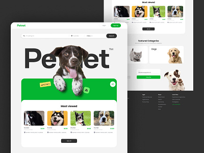 Pet Marketplace App app design application branding dashboard design figma marketplace saas store ui
