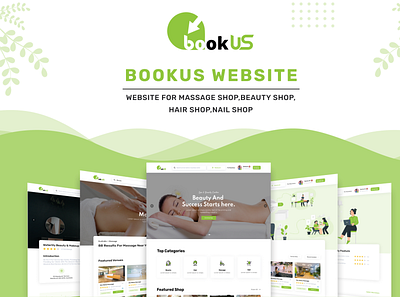 BookUs Website UI/UX branding design graphic design icon illustration logo ui ux vector