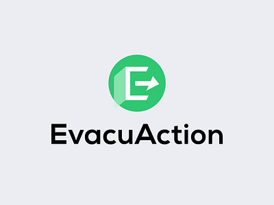EvacuAction app applogo apps design development hyper ios iphone logo mobile mobiledesign ui uidesign ux uxdesign