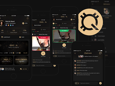01 Quizl Shot4 app apps design gameapp iphone mobile mobiledesign ui uidesign ux