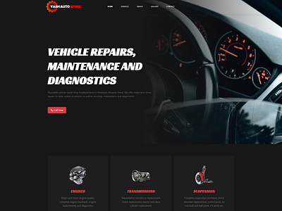 Automotive Business Website Design