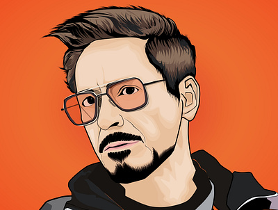 Hello Mr. Robert Downey Jr. design illustration vector