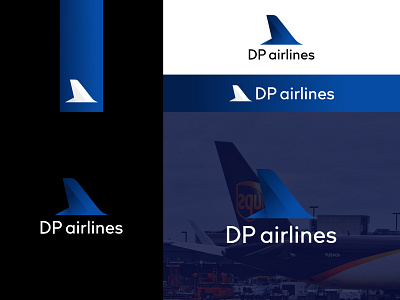 Modern Aviation Company Logo For DP AIRLINES