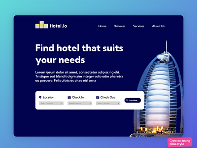 Hotel Booking Web Design