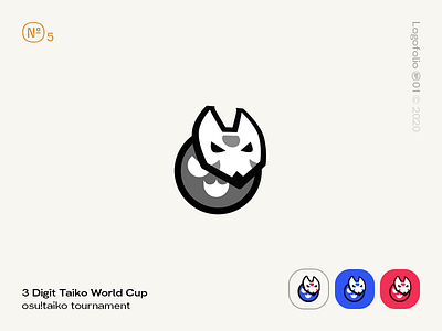 Logofolio №01 — 3 Digit Taiko World Cup