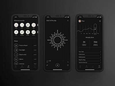 BALANCE - Meditation Mobile Apps Design