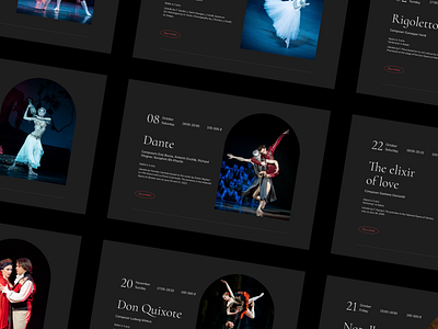 National Opera and Ballet Theater of Ukraine — Event page art ballet branding card corporate dance design event landing logo opera photography product show theatre typography ui ukraine ux visual