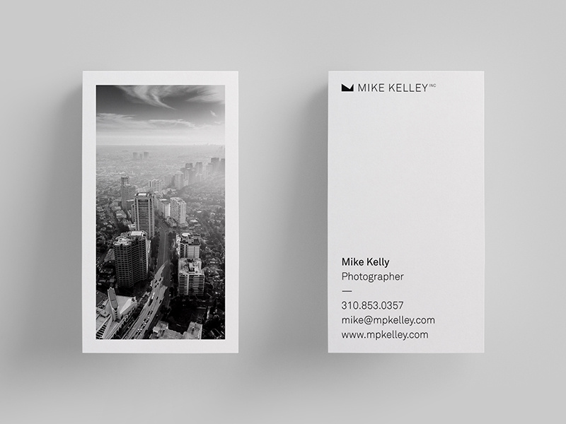 Mike Kelly Inc Photography Business Card By Nicklas Haslesetad