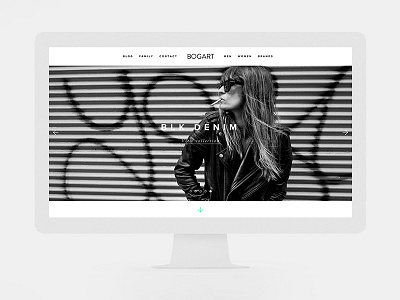 Bogartstore - Webshop fashionstore identity scandinavia ui ux visual webdesign webshop