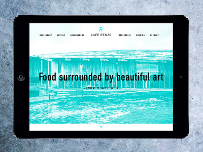 Cafe Renzo Web astrup cafe fearnley identity museum norway oslo renzo ui ux visual
