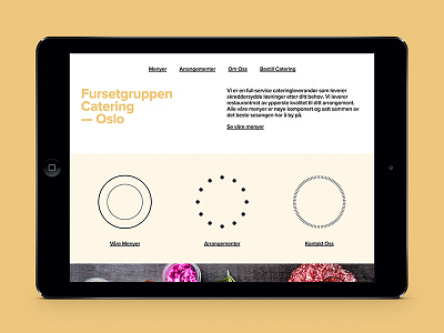 FG Catering - Web Concept asian catering food identity norway norwegian oslo seafood tapas visual