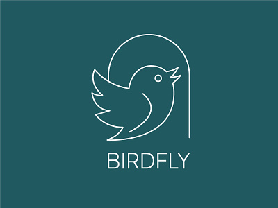Bird Line Art Logo