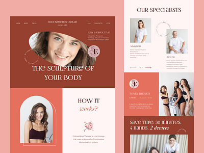 Beauty care & body skin therapy – Website design