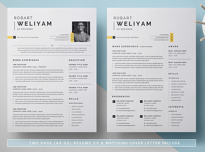 Resume modern cv