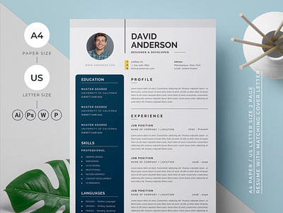 Resume modern cv