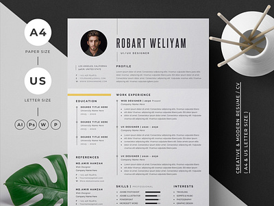 Resume modern cv