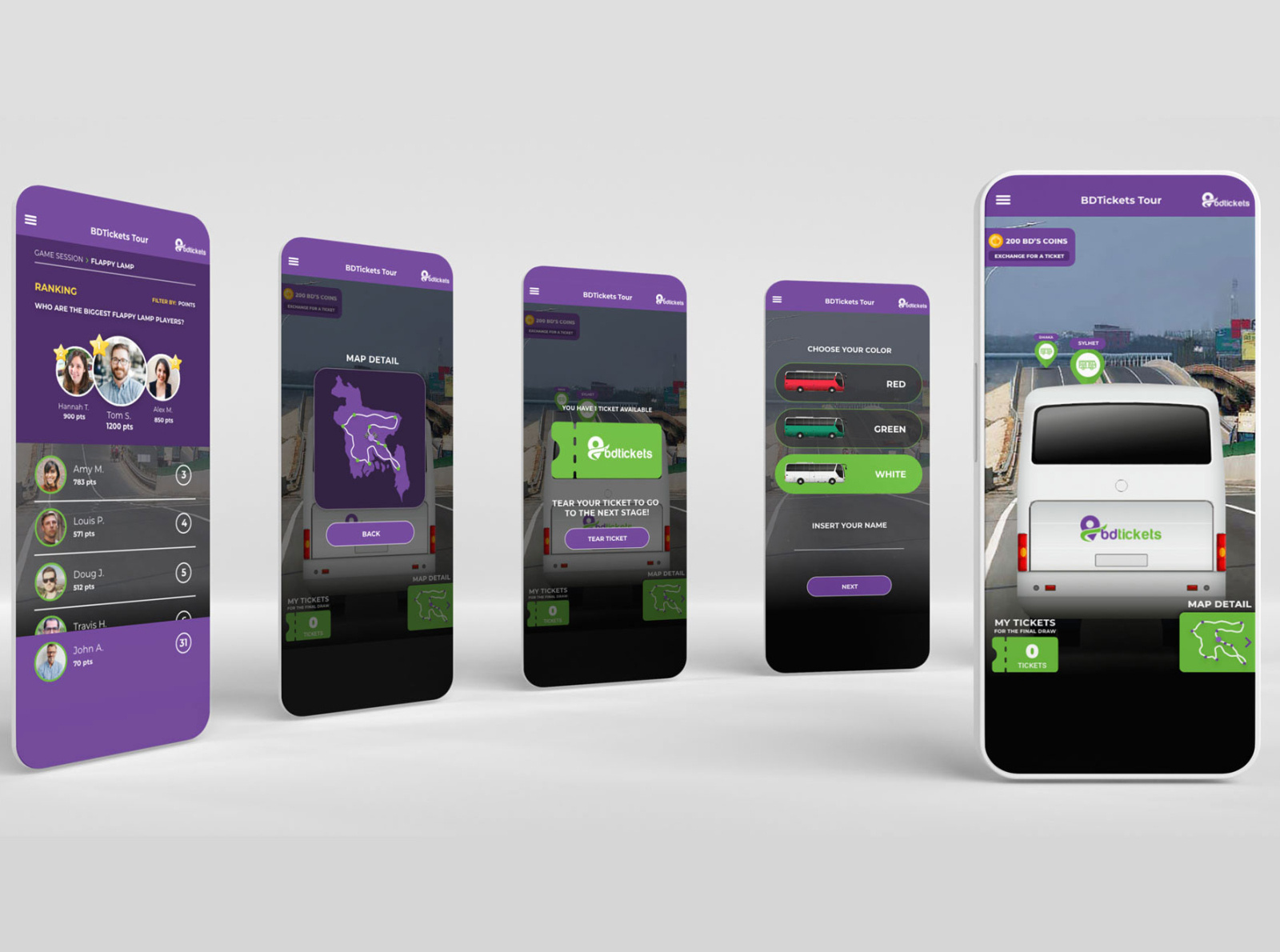 BD Tickets Gamification app by Mónica Santos on Dribbble
