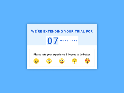 Extending trial for 7 more days