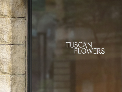 Tuscan Flowers Logotype branding design graphic design logo typography