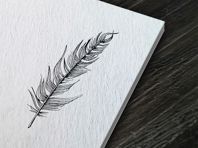 Fern. Line art sketch black and white drawing fern hand drawn illustration ink line art minimalist sketch tattoo