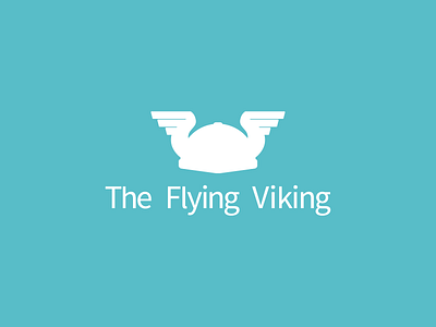 The Flying Viking flying helmet logo viking wings