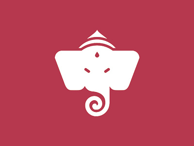 Logo for a Yoga studio ganesha logo yoga