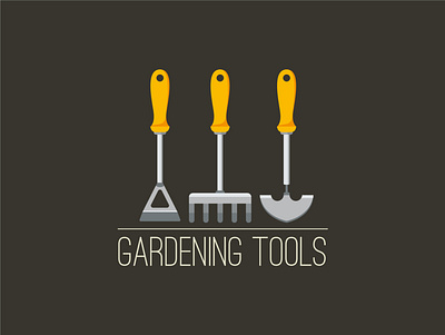 Gardening Tools Vector Illustration design illustration logo vector