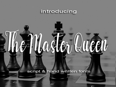 The Master Queen font 3d animation branding graphic design logo motion graphics ui