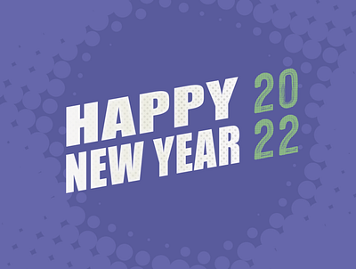 Happy New Year 2022 2022 2d artwork branding color of the year design graphic design happy new year logo new year ui very peri