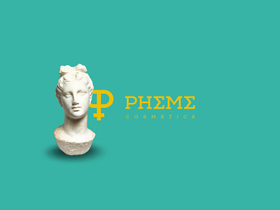 Pheme Cosmetics Logo/visual cosmetics femine symbol femininity goddess greek logo logotype minimal monogram pheme symbol trade mark