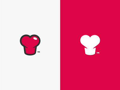 PasticciAMO | good stuff made with love! cook food hat heart icon illustration logo love minimal pastry symbol trade mark