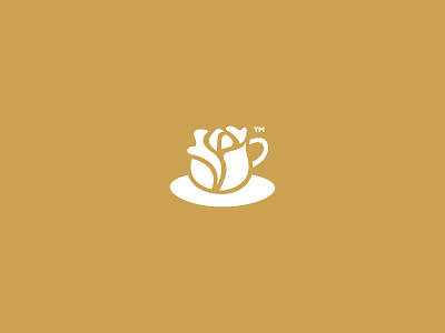 Caffetteria "La Rosa" coffee cup of coffee espresso gold italy logo logo design luxury rose symbol trade mark
