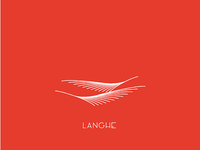 Langhe brand identity illustration italy langhe logo minimal piedmont piemonte